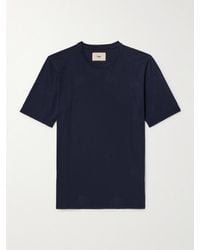 Folk - Assembly Cotton-Jersey T-Shirt - Lyst