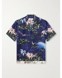 Orlebar Brown - Maitan Camp-Collar Printed Silk Shirt - Lyst