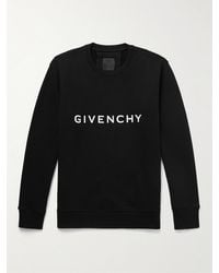 Givenchy - Felpa in jersey di cotone con logo - Lyst