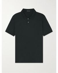 James Perse - Cotton-Jersey Polo Shirt - Lyst
