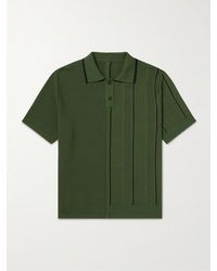 Jacquemus - Juego Striped Knitted Polo Shirt - Lyst