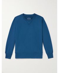Blue Blue Japan - Cotton-Jersey Sweatshirt - Lyst