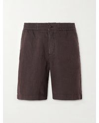 MR P. - Straight-Leg Linen Shorts - Lyst