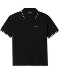 Amiri - Logo-Embroidered Cotton-Piqué Polo Shirt - Lyst