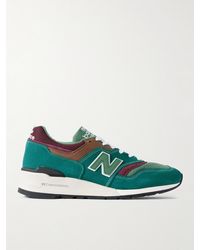 New Balance - MiUS 997 Sneakers aus Veloursleder und Mesh mit Gummibesatz - Lyst