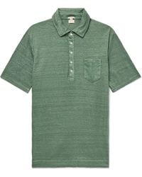 Massimo Alba - Filicudi Slim-fit Linen Polo Shirt - Lyst