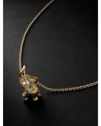 Ole Lynggaard Copenhagen Elephant Gold Diamond Pendant - Metallic