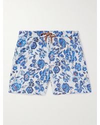 Loro Piana - Straight-Leg Mid-Length Floral-Print Swim Shorts - Lyst