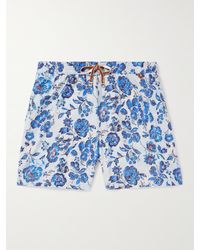 Loro Piana - Straight-leg Mid-length Floral-print Swim Shorts - Lyst
