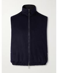 STÒFFA - Reversible Brushed-Cashmere Gilet - Lyst