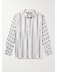mfpen - Generous Striped Organic Cotton Shirt - Lyst