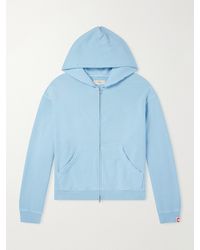 CHERRY LA - Distressed Cotton-Fleece Zip-Up Hoodies - Lyst