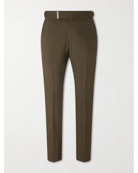 Tom Ford - Atticus Straight-Leg Wool, Cashmere And Silk-Blend Canvas Suit Trousers - Lyst