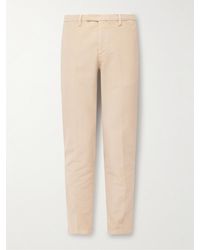 Boglioli - Pantaloni slim-fit in velluto a coste di cotone e modal stretch - Lyst