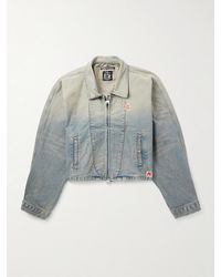 RRR123 - Fathers Garden Logo-appliquéd Denim Jacket - Lyst