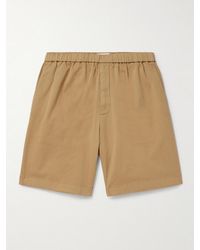 Boglioli - Straight-Leg Cotton-Blend Twill Bermuda Shorts - Lyst