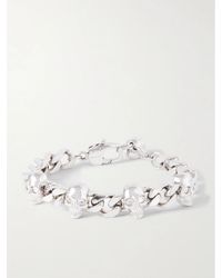 McQueen - Silver-Tone Chain Bracelet - Lyst