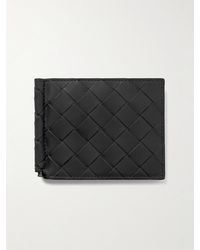 Bottega Veneta - Intrecciato Leather Billfold Wallet With Money Clip - Lyst