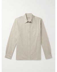 Officine Generale - Alex Lyocell And Cotton-Blend Shirt - Lyst