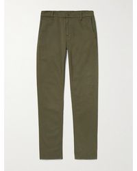 Nudie Jeans - Easy Alvin Slim-fit Organic Cotton-blend Trousers - Lyst