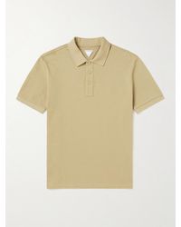 Bottega Veneta - Slim-fit Cotton-piqué Polo Shirt - Lyst