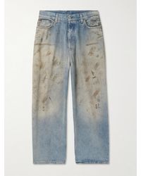 Acne Studios - Straight-leg Distressed Jeans - Lyst
