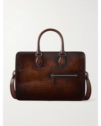Berluti - Un Jour Mini Venezia Leather Briefcase - Lyst