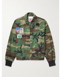 Les Tien - Appliquéd Camouflage-print Cotton-ripstop Jacket - Lyst