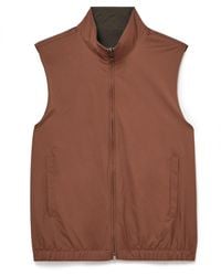 Loro Piana - Slim-Fit Reversible Storm System Shell And Super Wish Virgin Wool Gilet - Lyst