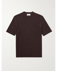 MR P. - Linen And Organic Cotton-blend T-shirt - Lyst