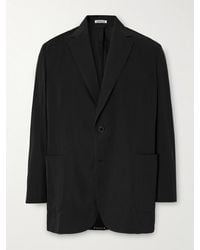 AURALEE - Oversized Cotton And Wool-Blend Gabardine Blazer - Lyst