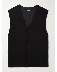 Barena - Slim-fit Garment-dyed Linen Sweater Vest - Lyst