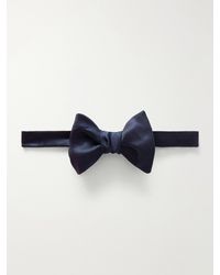 Brunello Cucinelli - Self-tie Duchesse Cotton And Silk-blend Satin Bow Tie - Lyst