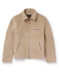 Golden Bear - The Waterfront Slim-fit Suede Jacket - Lyst
