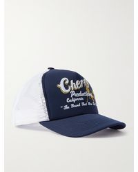 CHERRY LA - Logo-print Twill And Mesh Trucker Cap - Lyst