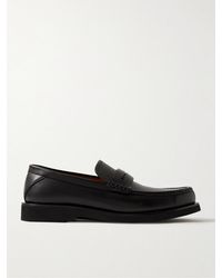 Zegna - X-lite Leather Penny Loafers - Lyst