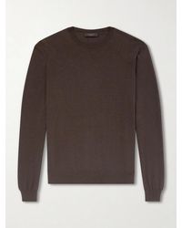 Slowear - Cotton And Silk-Blend Sweater - Lyst