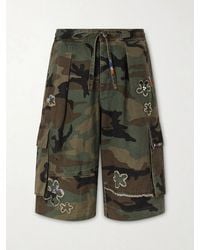NAHMIAS - Wide-Leg Printed Cotton Shorts - Lyst