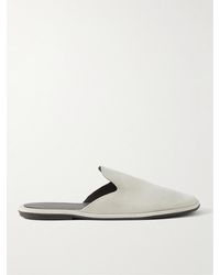 The Row - Roger Suede Slides - Lyst