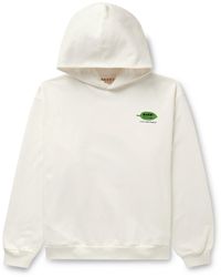 Marni - Oversized Logo-print Cotton-jersey Hoodie - Lyst