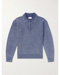 Aimé Leon Dore - Knitted Cotton-Blend Polo Sweater - Lyst