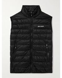 Palm Angels - Logo-embroidered Quilted Shell Down Gilet - Lyst