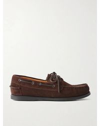 MR P. - Suede Boat Shoes - Lyst