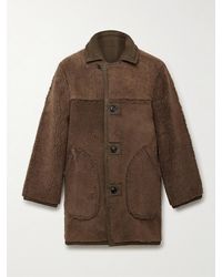 Bode - Ranch Reversible Shearling Coat - Lyst