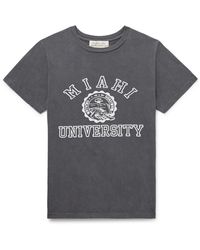 Remi Relief - Printed Cotton-jersey T-shirt - Lyst
