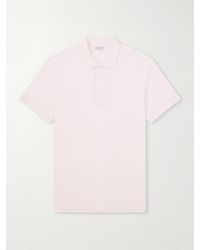 Burberry - Eddie Ekd Cotton Polo Shirt - Lyst
