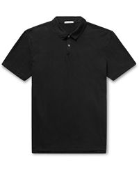 James Perse - Slim-fit Supima Cotton-jersey Polo Shirt - Lyst