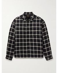 Visvim - Keesey Checked Linen And Wool-Blend Down Jacket - Lyst