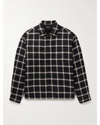 Visvim - Keesey Checked Linen And Wool-Blend Down Jacket - Lyst