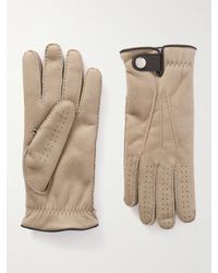 Brunello Cucinelli - Leather Gloves - Lyst